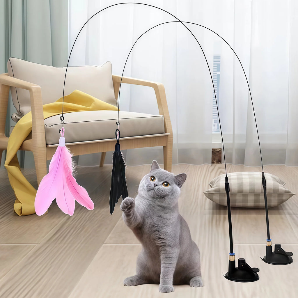 Feather Wand Cat Toy