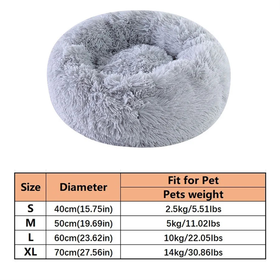 Plush Donut Bed