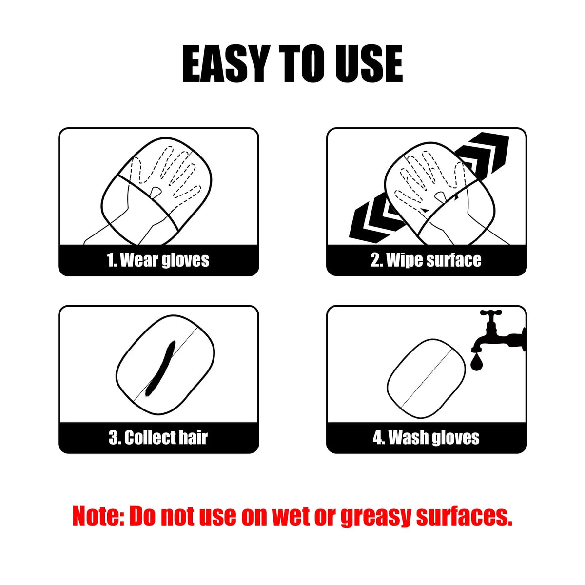 Pet Grooming Gloves