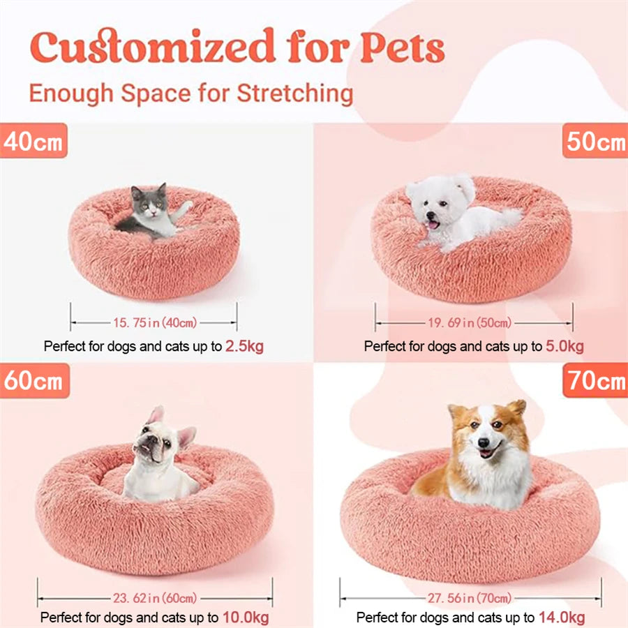 Plush Donut Bed