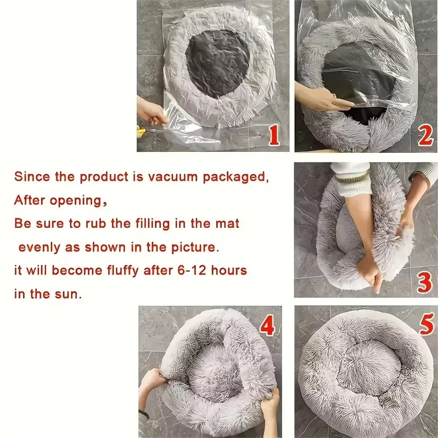 Plush Donut Bed