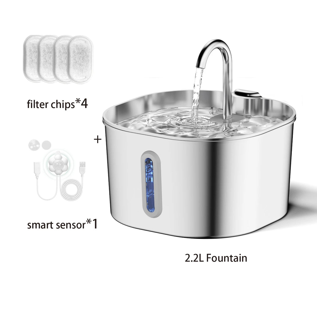 Steel Pet Water Fountain